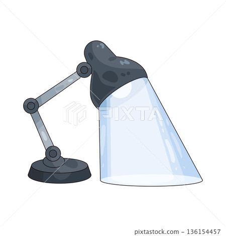 illustration of desk lamp 136154457