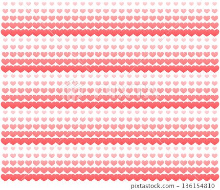 心型半色調邊框，紅色漸變，1 136154810