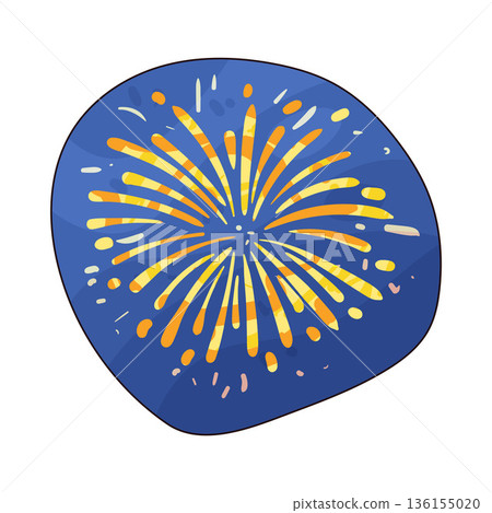 illustration of Firework illustration of Firework 136155020