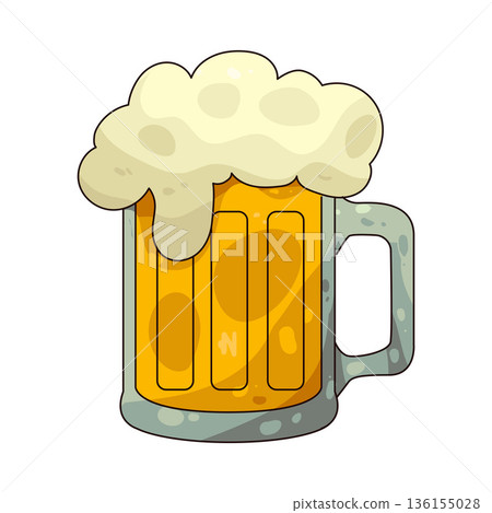 illustration of Beer Mug illustration of Beer Mug 136155028