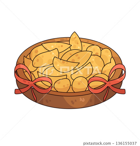 illustration of snack illustration of snack 136155037