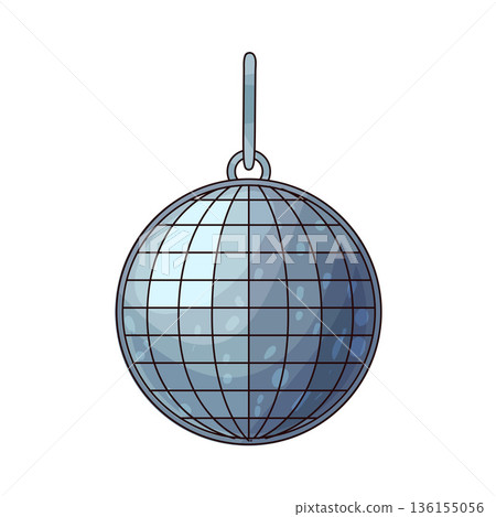 illustration of Disco Ball 136155056