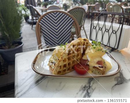 a continental breakfast on the table a continental breakfast on the table 136155571