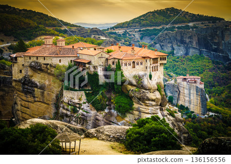 Monastery in Meteora, Greece Monastery in Meteora, Greece 136156556