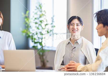 Meeting Business people having a meeting 136156604