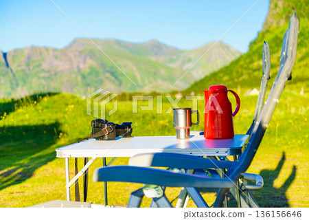 Camping on nature Camping on nature 136156646