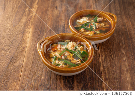 Yukgaejang-style spicy soup 136157508