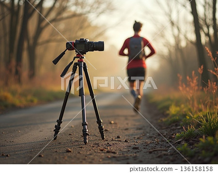 女孩在玩相機 136158158