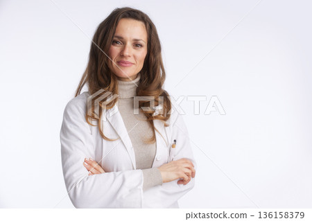 Confident Healthcare Expert, Arms Crossed Confident Healthcare Expert, Arms Crossed 136158379