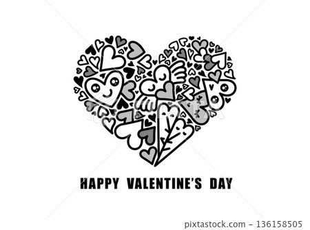 A heart made of hearts 136158505