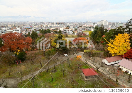Aizuwakamatsu City Tsuruga Castle Ruins Park 136159050