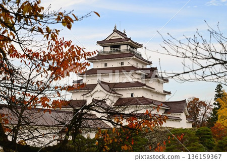 Aizuwakamatsu City Tsuruga Castle Ruins Park 136159367
