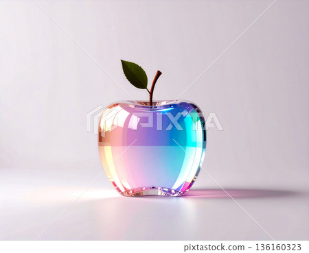彩色玻璃蘋果 136160323