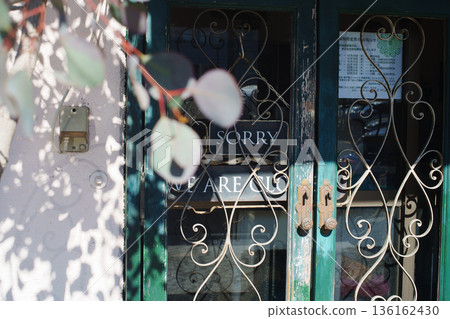 Classic shop door 136162430