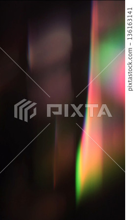 Abstract Light Leak - Rainbow Gradient Holographic Prism Effect, Dark Background, 2000s Aesthetic Abstract Light Leak - Rainbow Gradient Holographic Prism Effect, Dark Background, 2000s Aesthetic 136163141