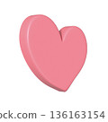 Heart icons. Heart, love, emotion, peace, affection, mind, joy, happiness, heart, etc. 136163154