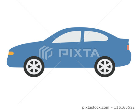 Simple car icon Simple car icon 136163552