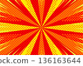 夏季美國漫畫風格背景B（橫向） 136163644