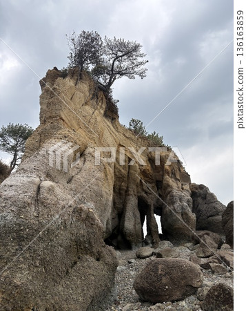 Seaside strange rocks Seaside strange rocks 136163859