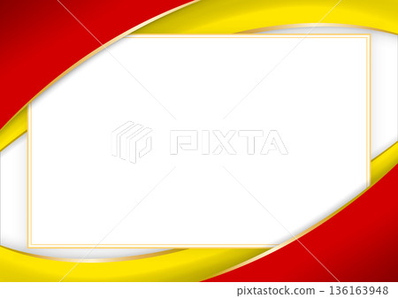 horizontal frame and border with Macedonian flag horizontal frame and border with Macedonian flag 136163948