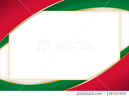 horizontal frame and border with Maldivian flag horizontal frame and border with Maldivian flag 136163950