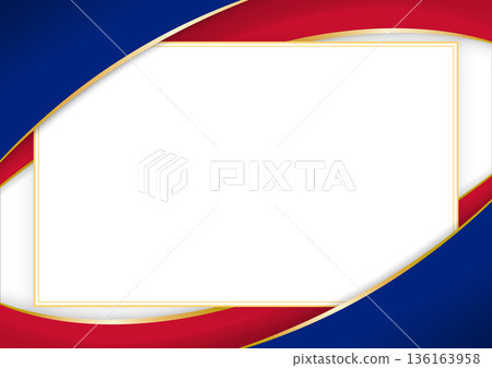 horizontal frame and border with New Zealand flag horizontal frame and border with New Zealand flag 136163958