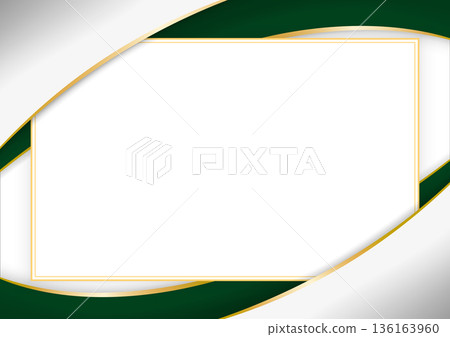 horizontal frame and border with Pakistani flag 136163960