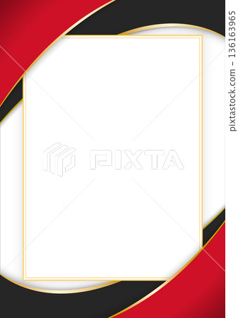 vertical document frame with the colors of the 136163965