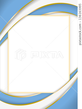 vertical frame and border with Argentine flag 136163995