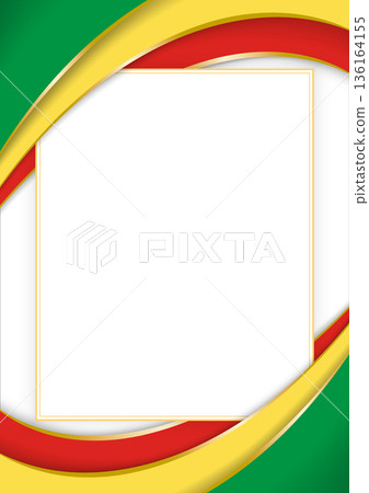vertical frame and border with Congolese flag vertical frame and border with Congolese flag 136164155