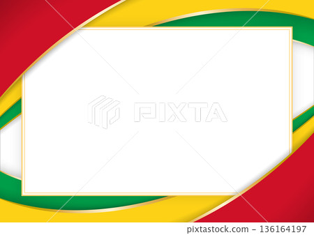 horizontal document frame with the colors of the 136164197