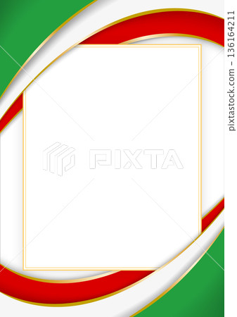 vertical frame and border with Iranian flag vertical frame and border with Iranian flag 136164211