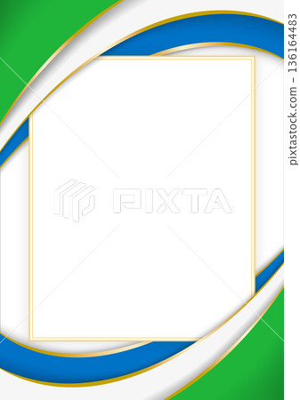 vertical frame and border with Sierra Leonean flag vertical frame and border with Sierra Leonean flag 136164483