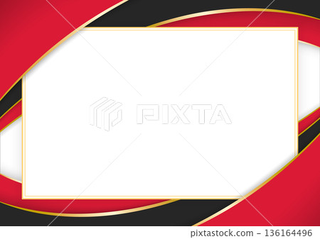 horizontal frame and border with Trinidadian flag 136164496