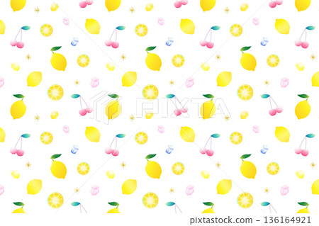 檸檬背景圖 136164921