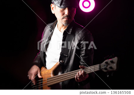 Man playing guitar Man playing guitar 136165508