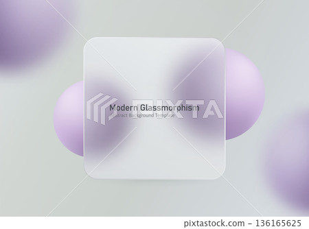 Light glass background image with a rounded translucent panel and gradient spheres. Light glass background image with a rounded translucent panel and gradient spheres. 136165625