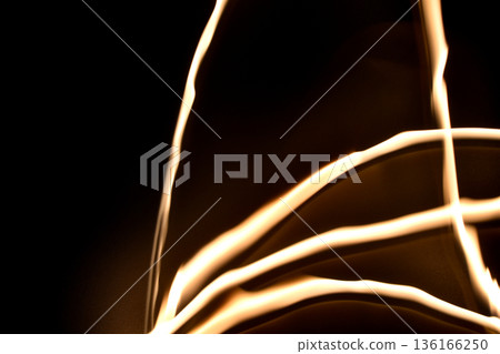 Drawing with light. Arbitrary movements of light. Drawing with light. Arbitrary movements of light. 136166250