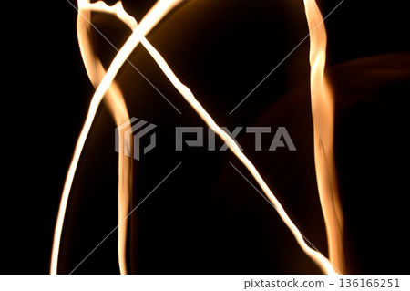 Drawing with light. Arbitrary movements of light. 136166251