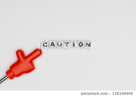 Caution Alphabet Beads and Pointer 136166468