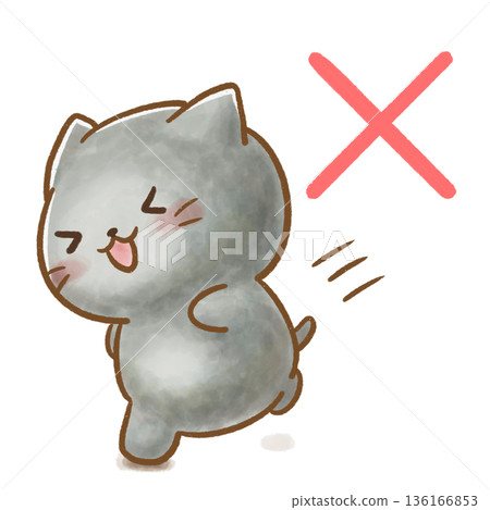 Black cats not running in the hallways. Transparent background with white background. Perfect for posters about park rules, how to walk in the hallways, safety instructions, and warnings. Black cats not running in the hallways. Transparent background with white background. Perfect for posters about park rules, how to walk in the hallways, safety instructions, and warnings. 136166853