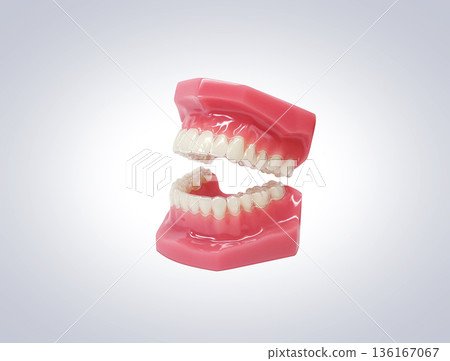 隱適美牙套矯正器逼真示意圖 隱適美牙套矯正器逼真示意圖 136167067