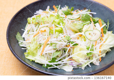 Delicious Japanese style salad Delicious Japanese style salad 136167140