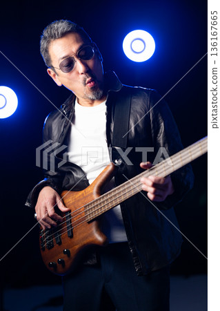 Man playing guitar Man playing guitar 136167665