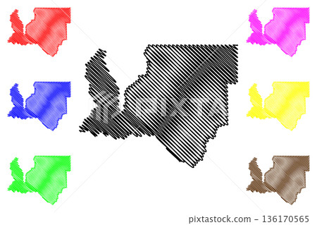 Presidente Medici municipality (State of Rondonia or Rondonia, RO, Municipalities of Brazil, Federative Republic of Brazil) map vector illustration, scribble sketch Presidente Medici map Presidente Medici municipality (State of Rondonia or Rondonia, RO, Municipalities of Brazil, Federative Republic of Brazil) map vector illustration, scribble sketch Presidente Medici map 136170565