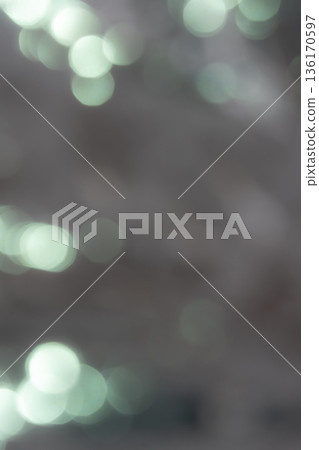 Abstract green and purple light bokeh background 136170597