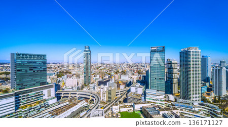 New landscapes of Yokohama cityscape in Japan. Yokohama Station, high-rise apartments, Shin-Yokohama, Musashi-Kosugi, Kawasaki, Tokyo, Yokohama Bay Quarter, etc. New landscapes of Yokohama cityscape in Japan. Yokohama Station, high-rise apartments, Shin-Yokohama, Musashi-Kosugi, Kawasaki, Tokyo, Yokohama Bay Quarter, etc. 136171127