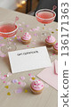 Galentines Day gift certificate with cocktails and cupcakes 136171363