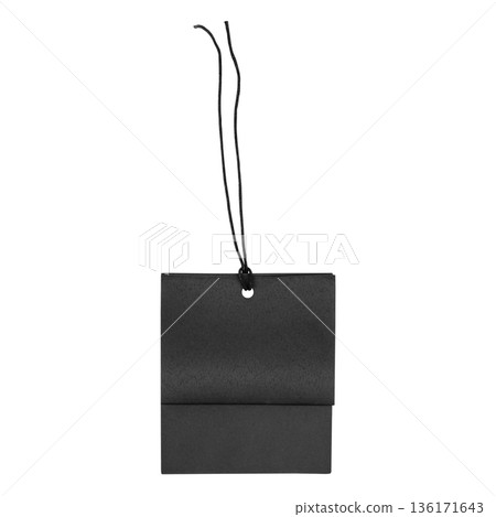 Black Sale Price tag isolate on a white background 136171643