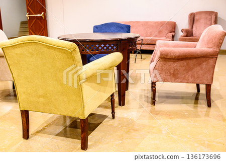 Yellow Upholstered Sofa with Rolled Arms 136173696